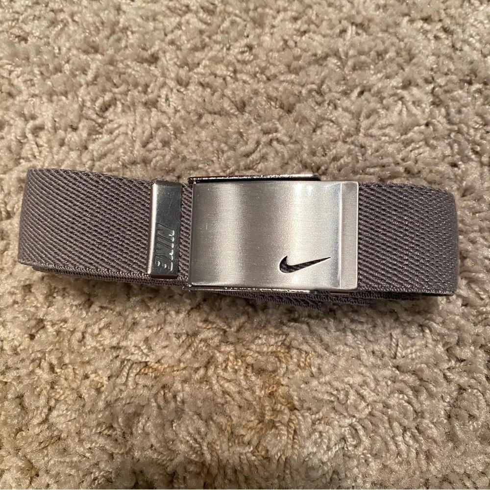 Nike Woven Reversible Belt One Size Black / Gray